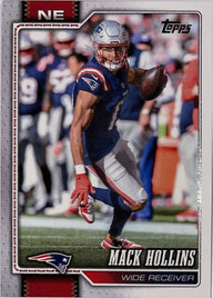 2026 Topps Football #140 Mack Hollins – voorkant | Lichcards