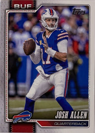 2026 Topps Football #22 Josh Allen – voorkant | Lichcards
