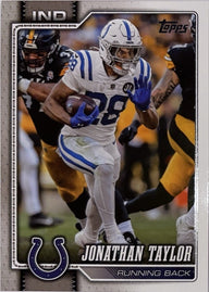2026 Topps Football #86 Jonathan Taylor – voorkant | Lichcards