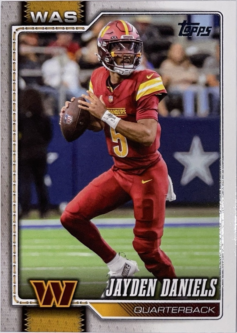 2026 Topps Football #196 Jayden Daniels – Near Mint – voorkant