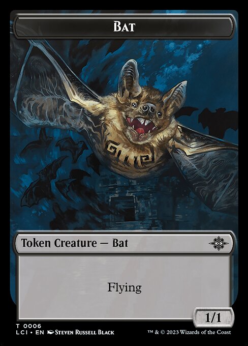 Bat – The Lost Caverns of Ixalan Tokens (TLCI-6) Magic: The Gathering card | LC-REM-20260804-15393058521420-00841e4b-0995-4fb5-93d6-e177beba4934 Hauptbild