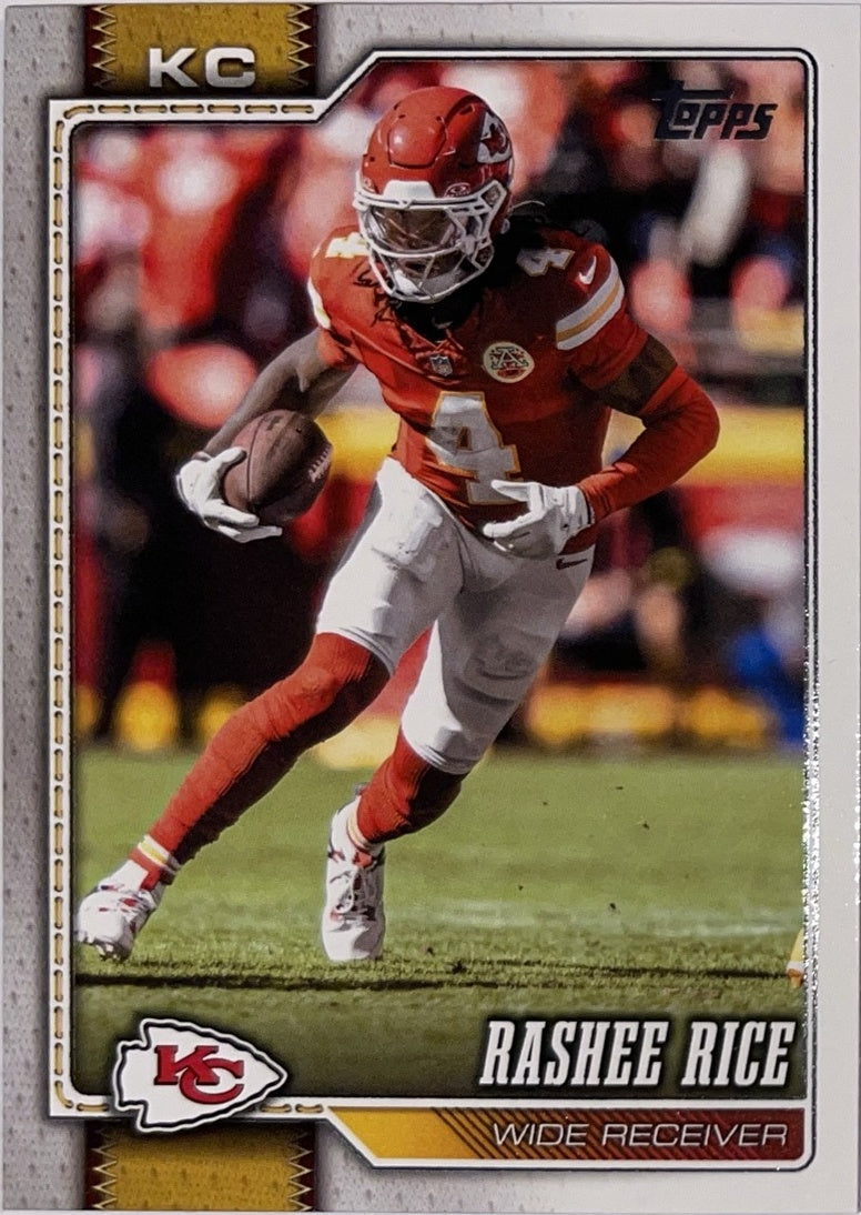 2026 Topps Football #101 Rashee Rice – Near Mint – voorkant