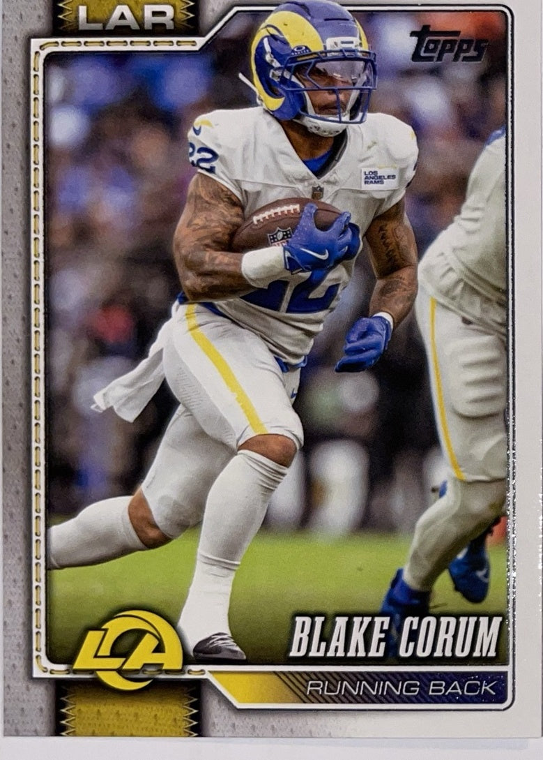 2026 Topps Football #234 Blake Corum – Near Mint – voorkant