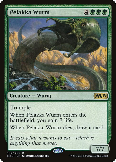 Pelakka Wurm – Core 2019 (M19-192) Magic: The Gathering card