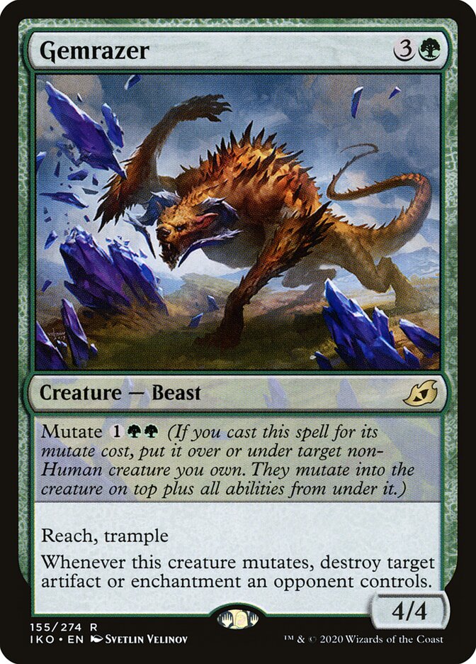 Magic-kaart Gemrazer IKO-155 uit Ikoria: Lair of Behemoths (Rare) Hauptbild