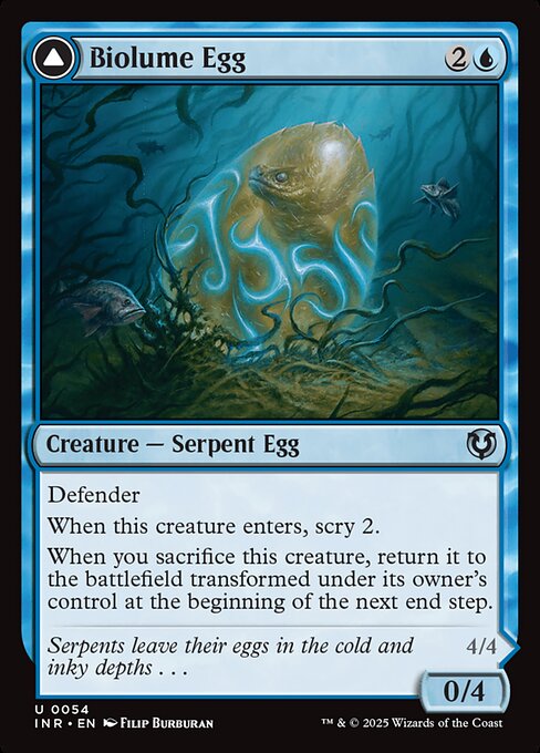 Biolume Egg // Biolume Serpent – Innistrad Remastered (INR-54) Magic: The Gathering card | LC-REM-20260804-15339524522316-009c8a91-8c73-4e3f-9955-45344ae07832
