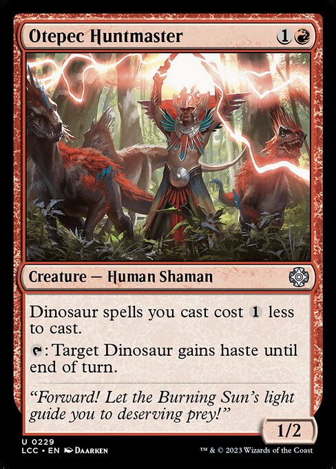 Otepec Huntmaster – Commander: The Lost Caverns of Ixalan (LCC-229) Magic: The Gathering card