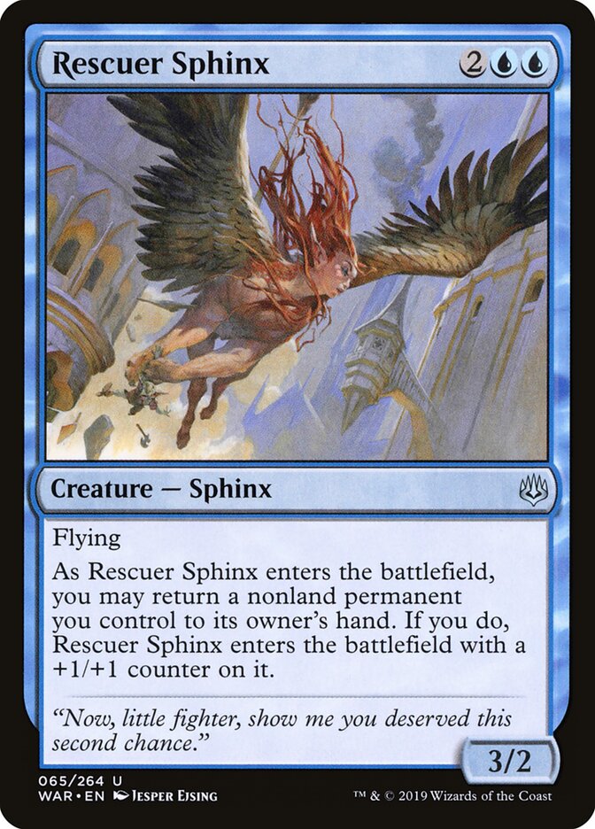 Rescuer Sphinx - War of the Spark (Uncommon) [WAR-65]