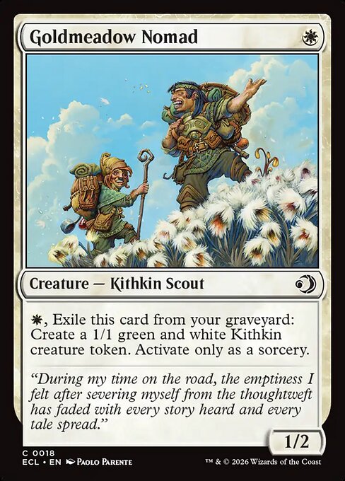 Goldmeadow Nomad – Lorwyn Eclipsed (ECL-18) Magic: The Gathering card