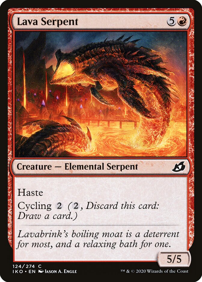 Lava Serpent - Ikoria: Lair of Behemoths (Common) [IKO-124]