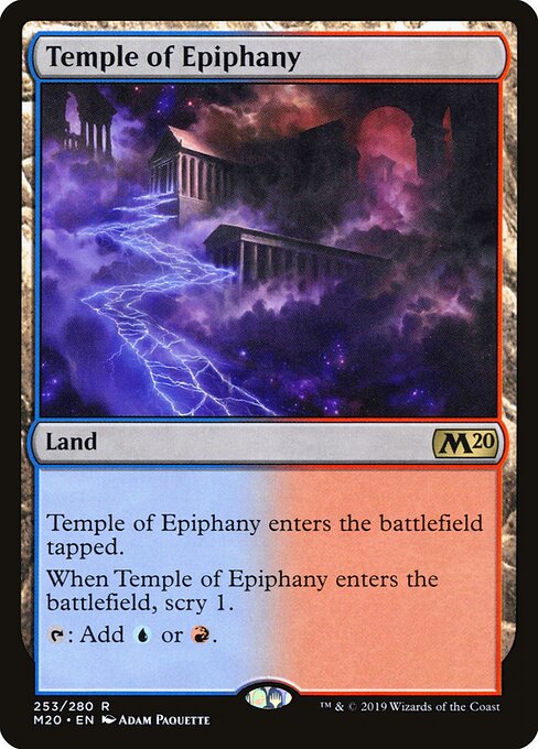 Temple of Epiphany – Core 2020 (M20-253) Magic: The Gathering card