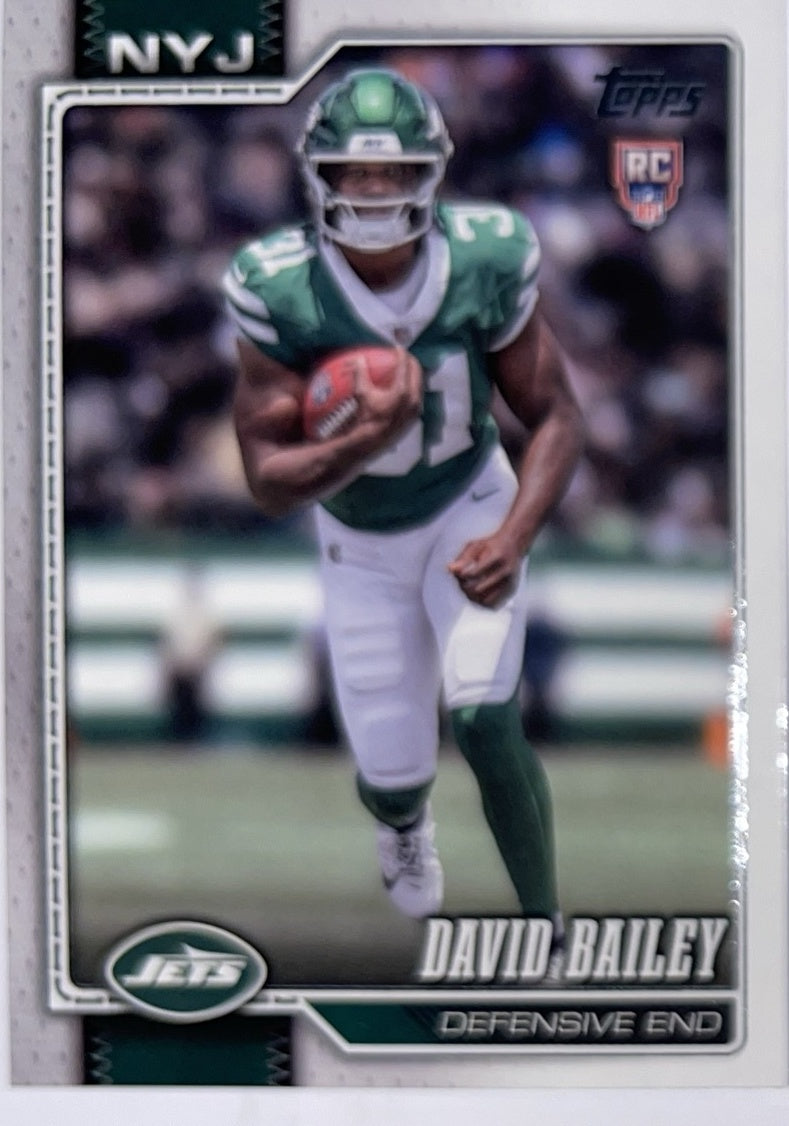2026 Topps Football #343 David Bailey RC – Near Mint – voorkant