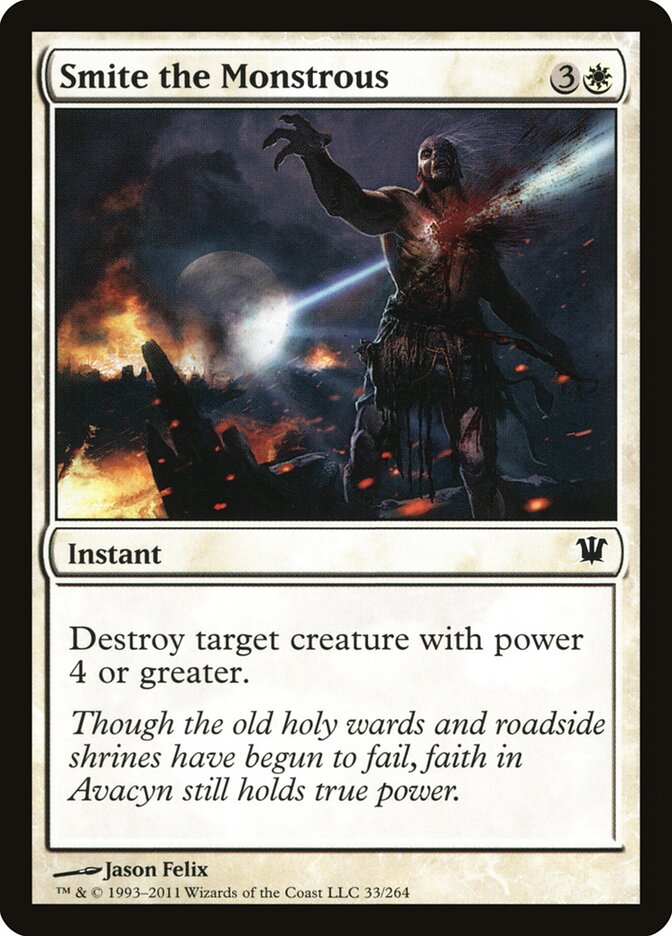 Smite the Monstrous - Innistrad (Common) [ISD-33] Image principale du produit