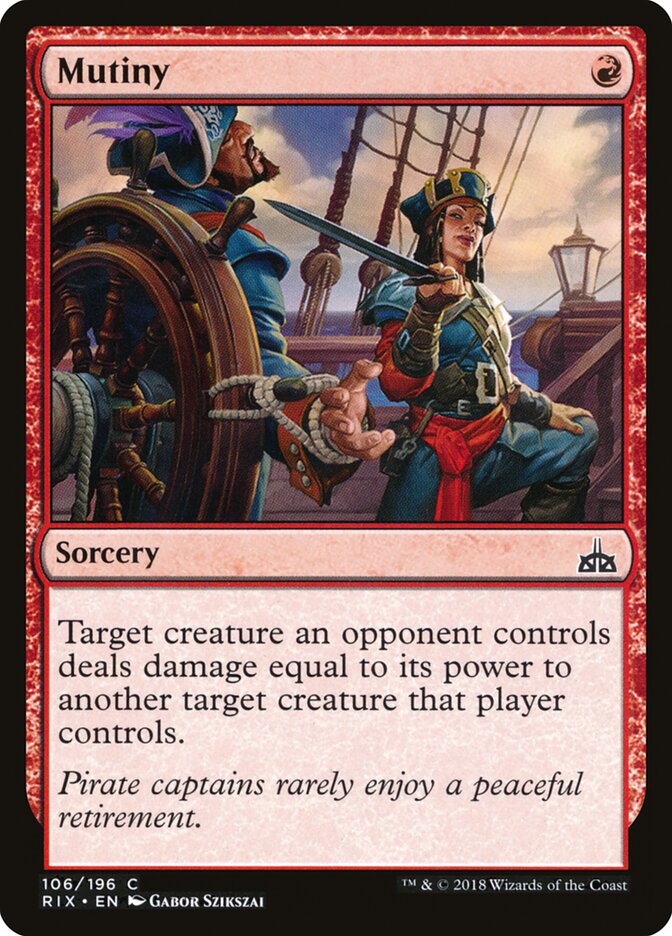 Mutiny - Rivals of Ixalan (Common) [RIX-106]