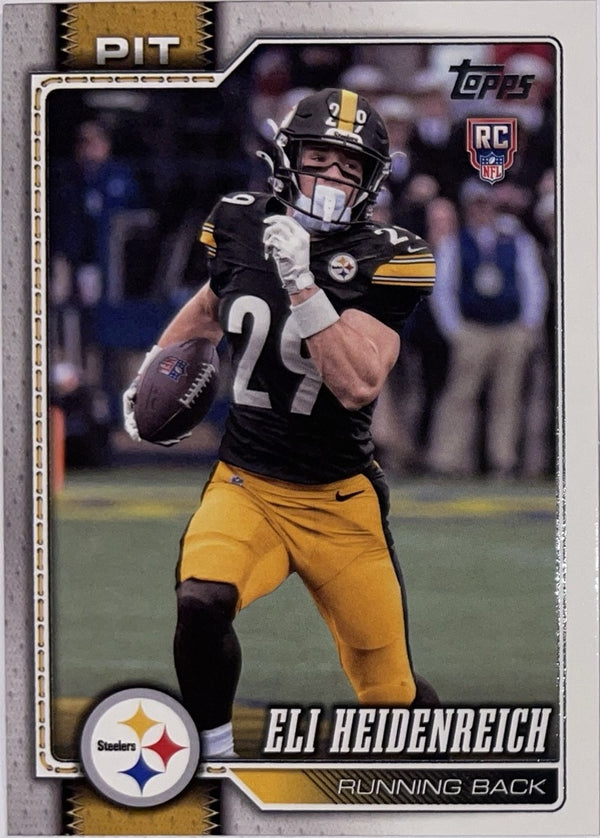2026 Topps Football #398 Eli Heidenreich RC – Near Mint – voorkant