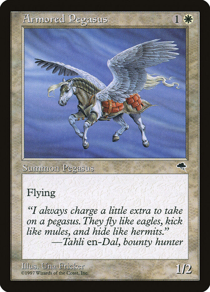 Magic-kaart Armored Pegasus TMP-5 uit Tempest (Common)