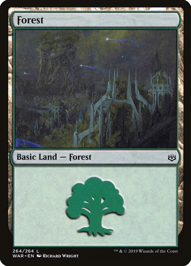 Forest (V.3) - War of the Spark (Land) [WAR-264] Immagine principale del prodotto