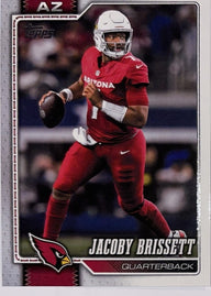 2026 Topps Football #2 Jacoby Brissett – voorkant | Lichcards