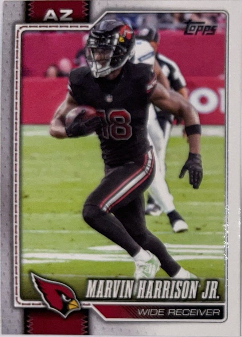 2026 Topps Football #1 Marvin Harrison Jr. – Near Mint – voorkant