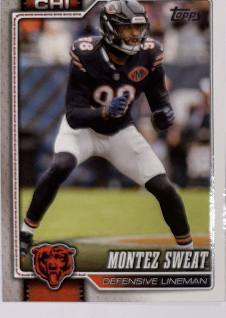 2026 Topps Football #212 Montez Sweat – Near Mint – voorkant