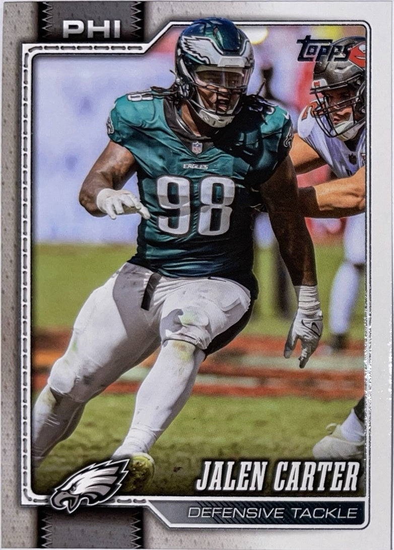 2026 Topps Football #65 Jalen Carter – Near Mint – voorkant