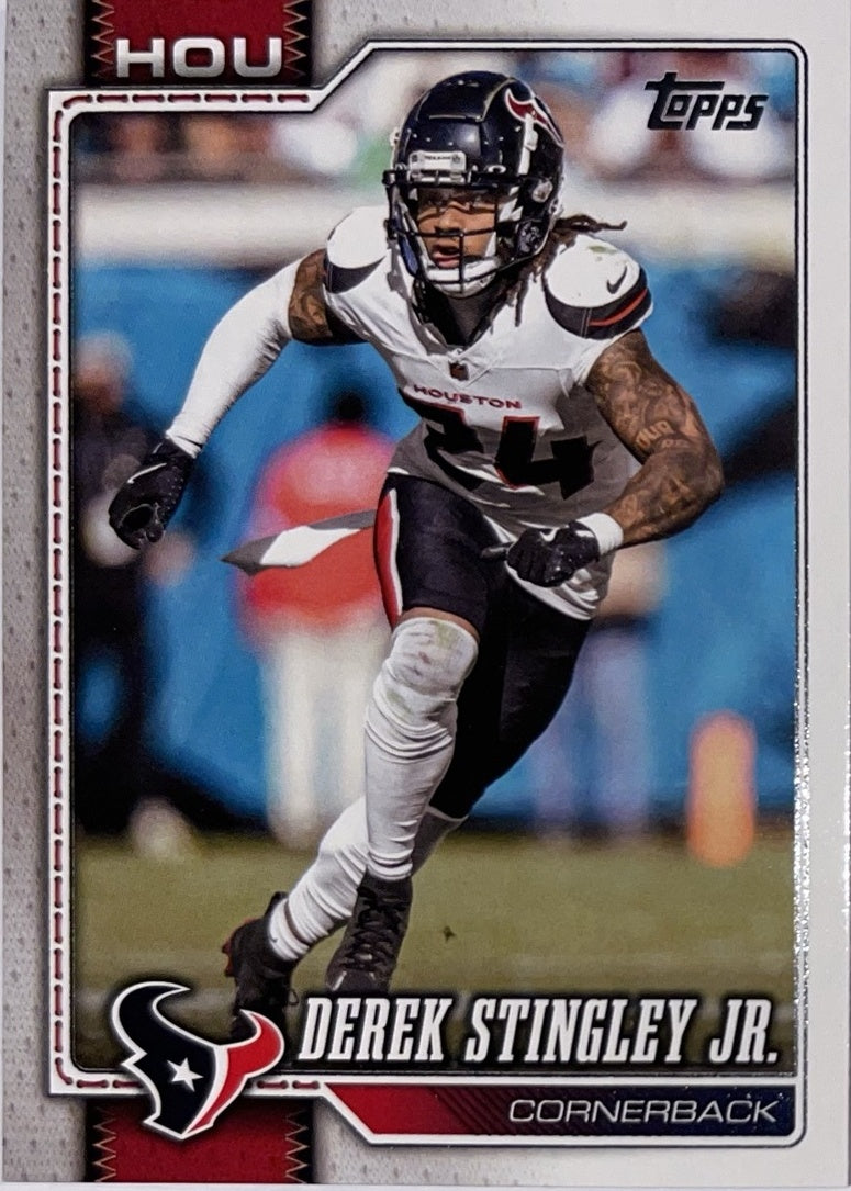 2026 Topps Football #81 Derek Stingley Jr. – Near Mint – voorkant