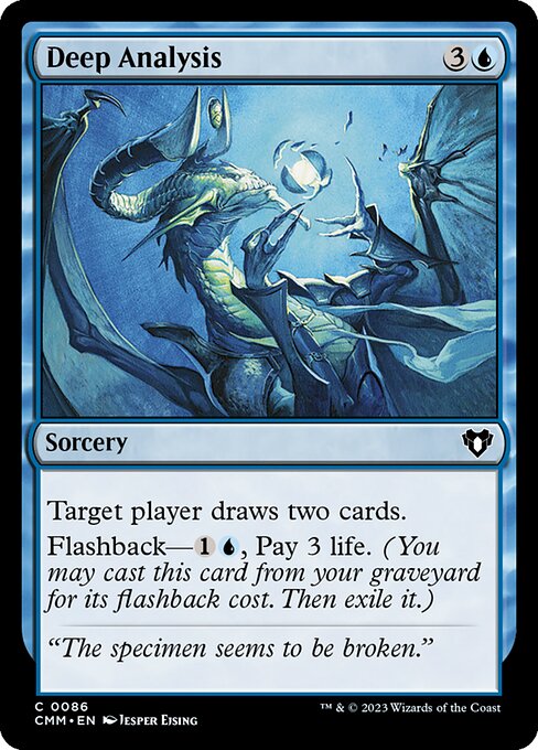 Deep Analysis – Commander Masters (CMM-86) Magic: The Gathering card Main image