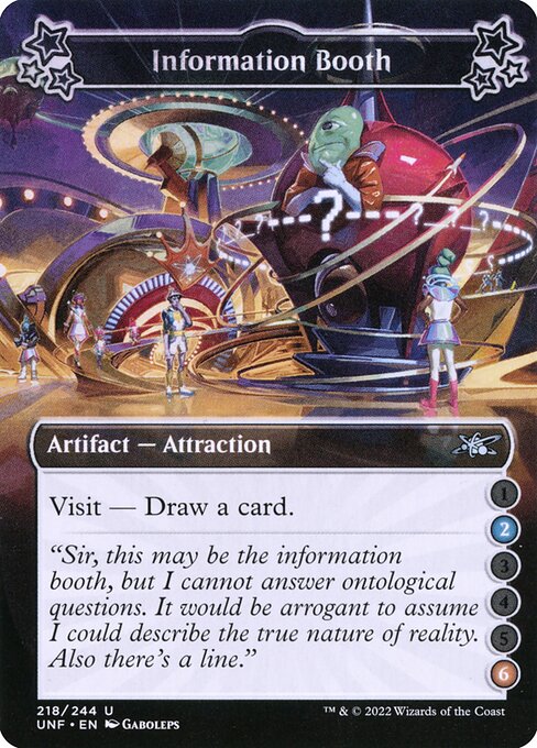 Information Booth – Unfinity (UNF-218a) Magic: The Gathering card | LC-REM-20260804-15151307718988-015dc10f-d1cb-41ed-a32e-3382540109b0