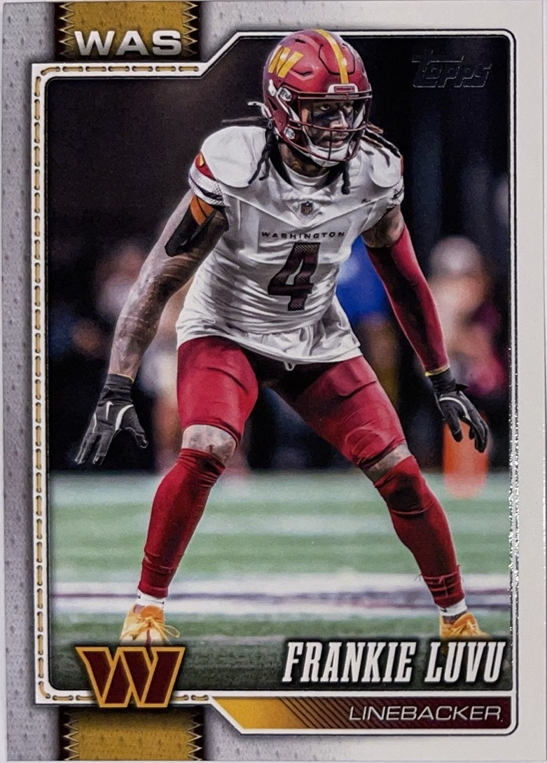 2026 Topps Football #259 Frankie Luvu – Near Mint – voorkant
