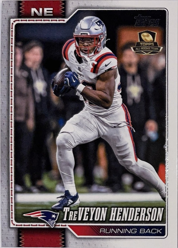 2026 Topps Football #135 TreVeyon Henderson – Near Mint – voorkant