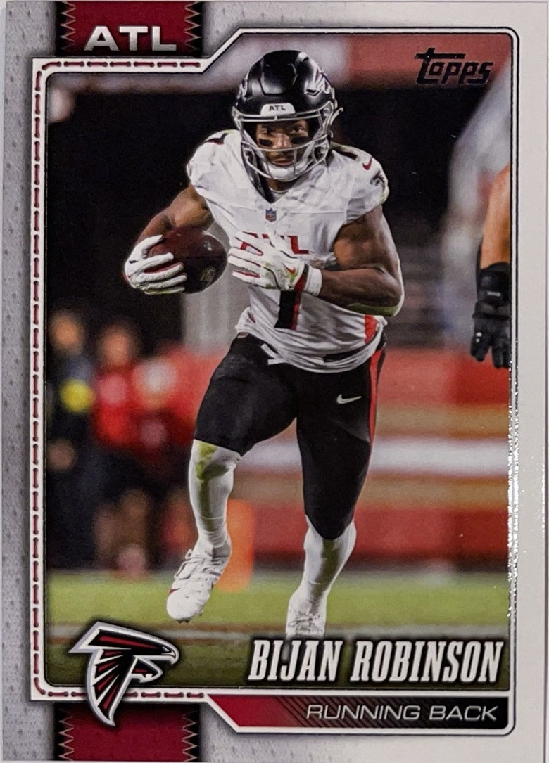 2026 Topps Football #12 Bijan Robinson – Near Mint – voorkant
