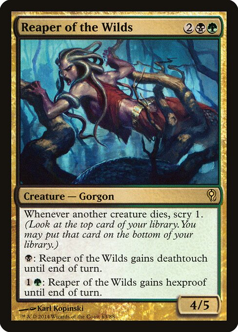 Reaper of the Wilds – Duel Decks: Jace vs. Vraska (DDM-63) Magic: The Gathering card