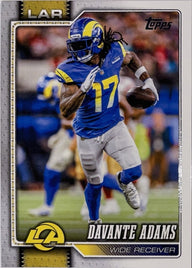 2026 Topps Football #117 Davante Adams – voorkant | Lichcards