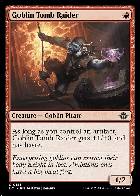 Goblin Tomb Raider – The Lost Caverns of Ixalan (LCI-151) Magic: The Gathering card Hoofdafbeelding