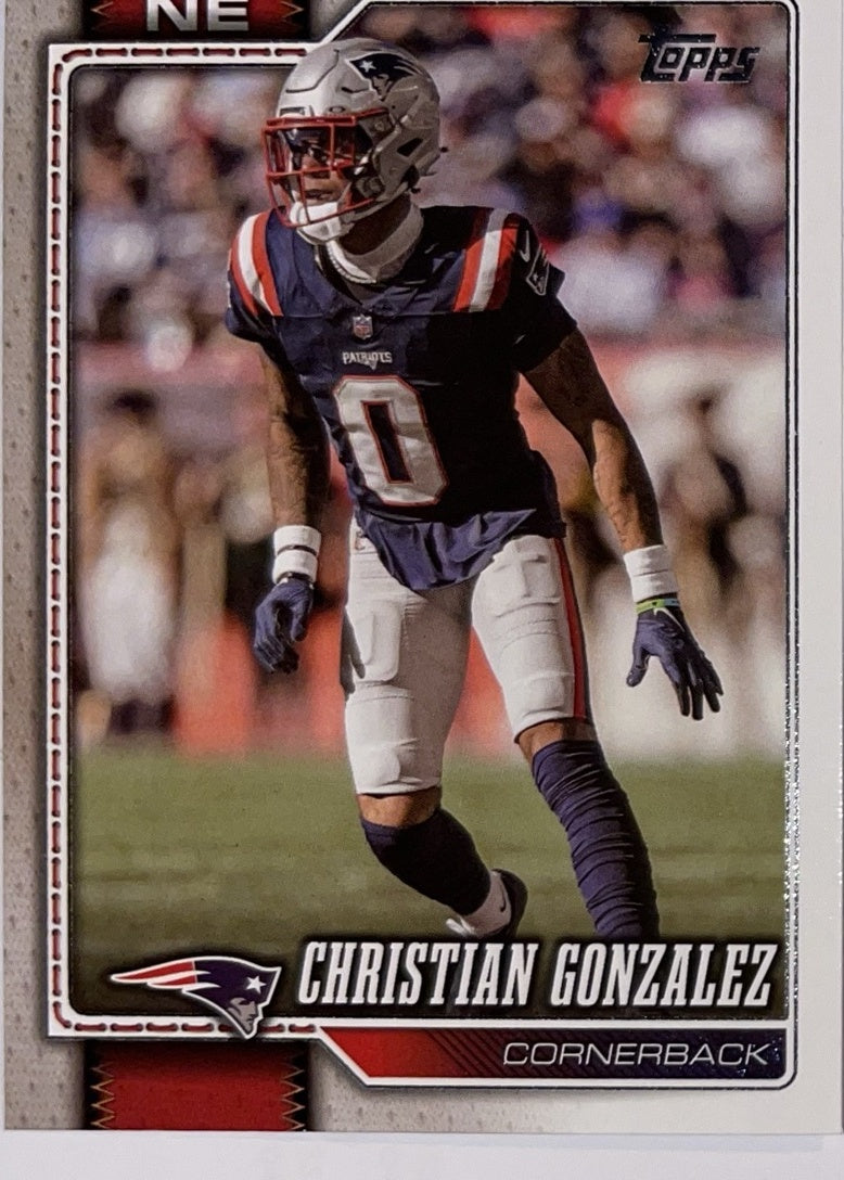 2026 Topps Football #139 Christian Gonzalez – Near Mint – voorkant