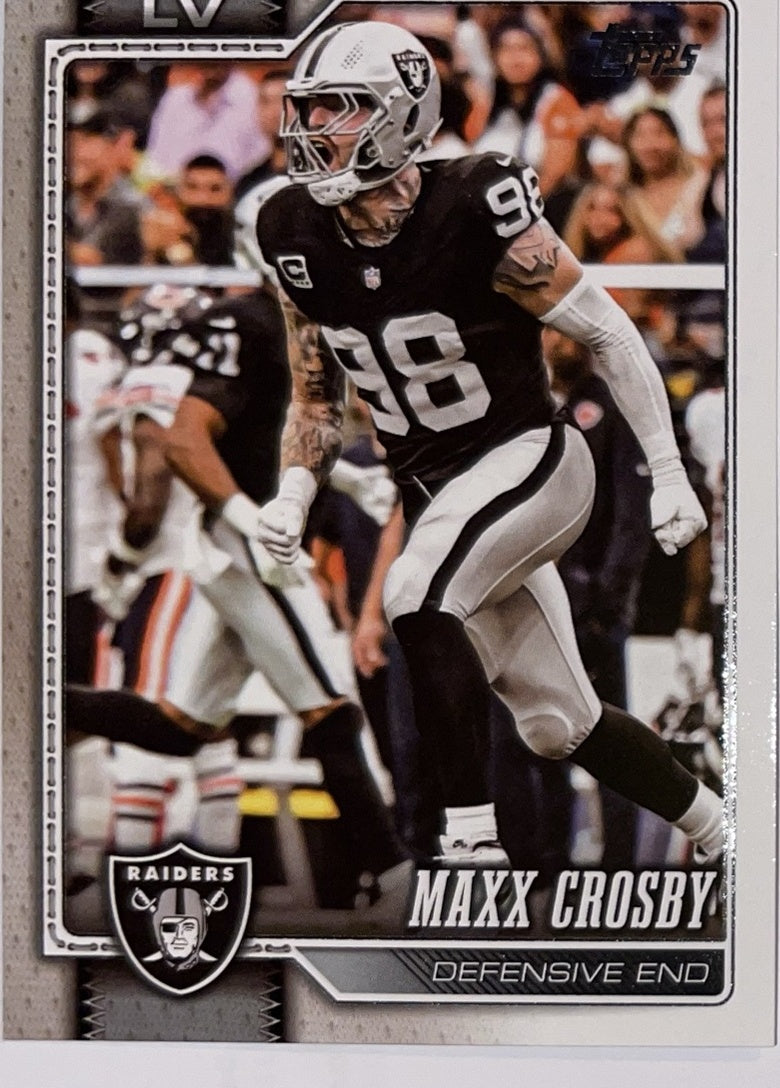 2026 Topps Football #122 Maxx Crosby – Near Mint – voorkant