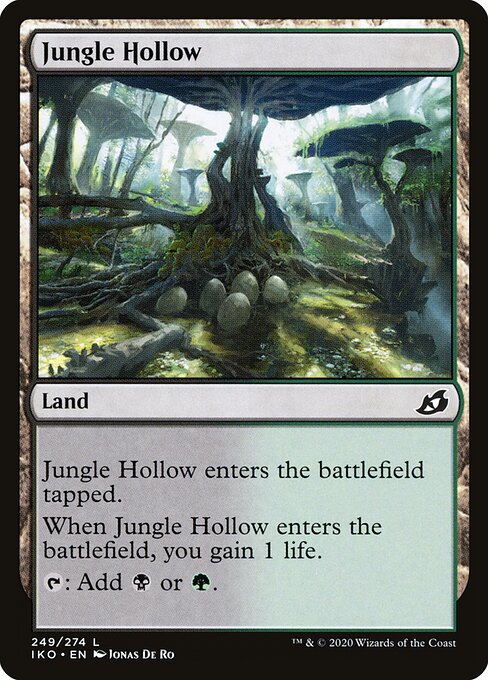 Jungle Hollow – Ikoria: Lair of Behemoths (IKO-249) Magic: The Gathering card