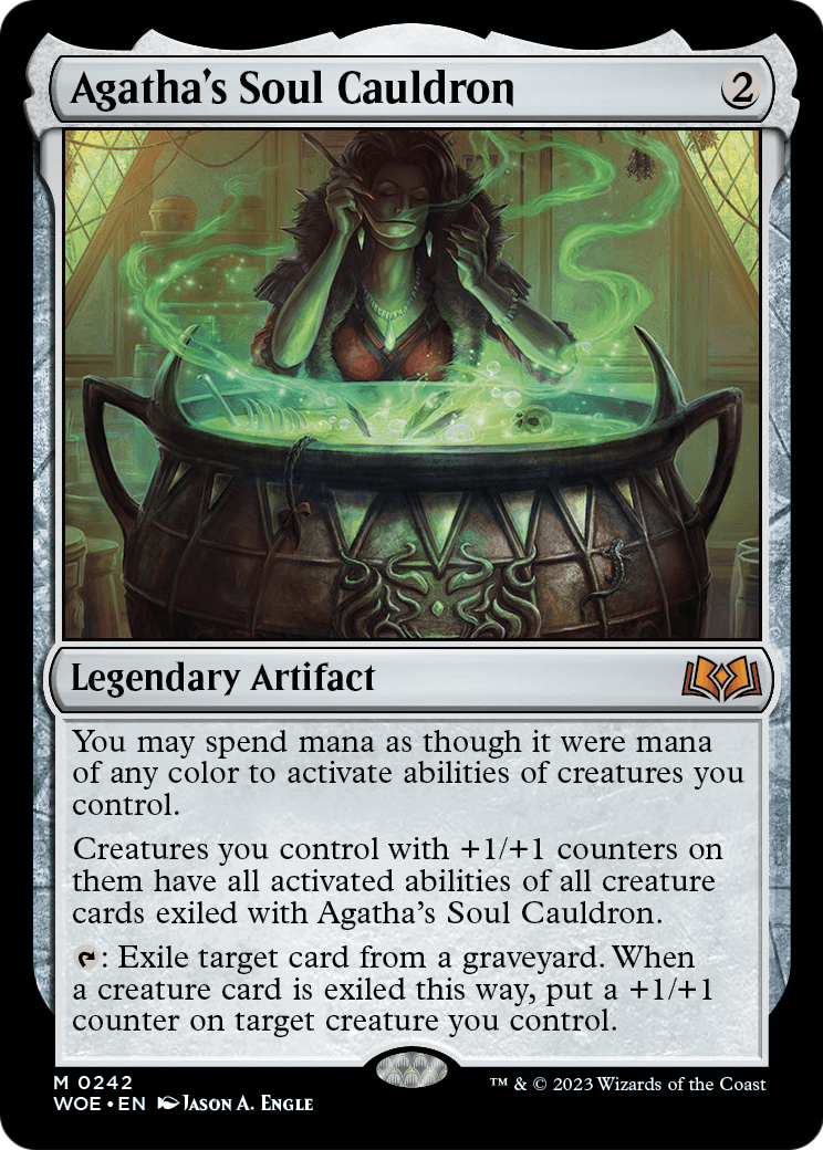 Agatha's Soul Cauldron – Wilds of Eldraine 242 – Magic: The Gathering single card Hauptbild