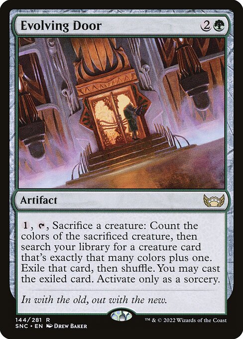 Evolving Door – Streets of New Capenna (SNC-144) Magic: The Gathering card | LC-REM-20260804-15150853652812-01bc3b04-46b7-43df-9b29-1502b9f18bbf Hoofdafbeelding