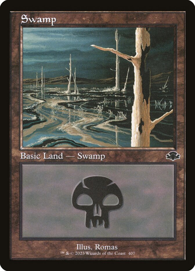 Swamp (V.2) - Dominaria Remastered (Land) [DMR-407]