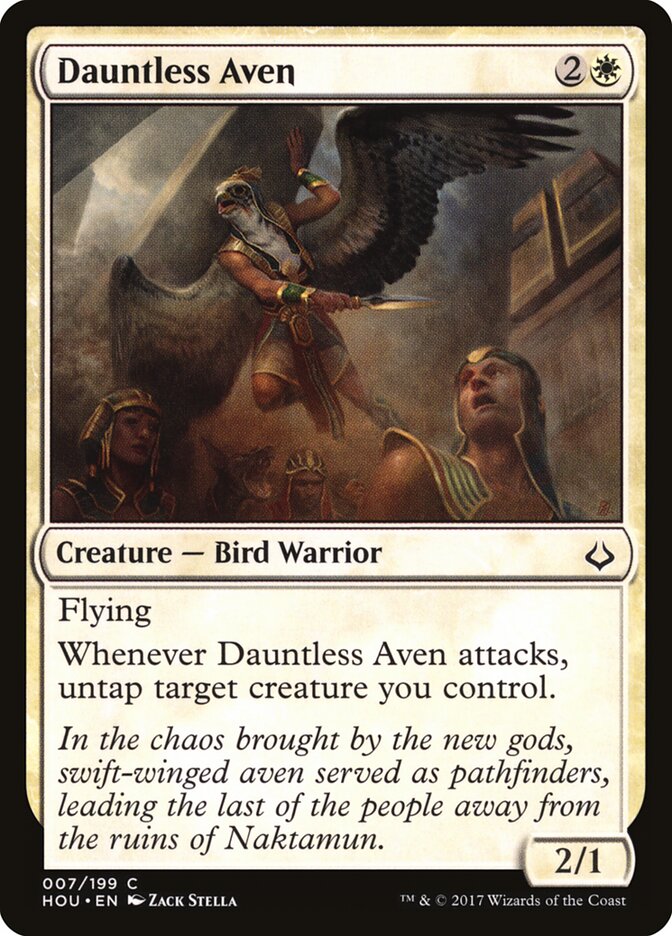 Dauntless Aven - Hour of Devastation (Common) [HOU-7]