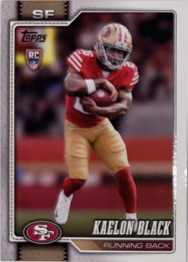 2026 Topps Football #368 Kaelon Black RC – Near Mint – voorkant