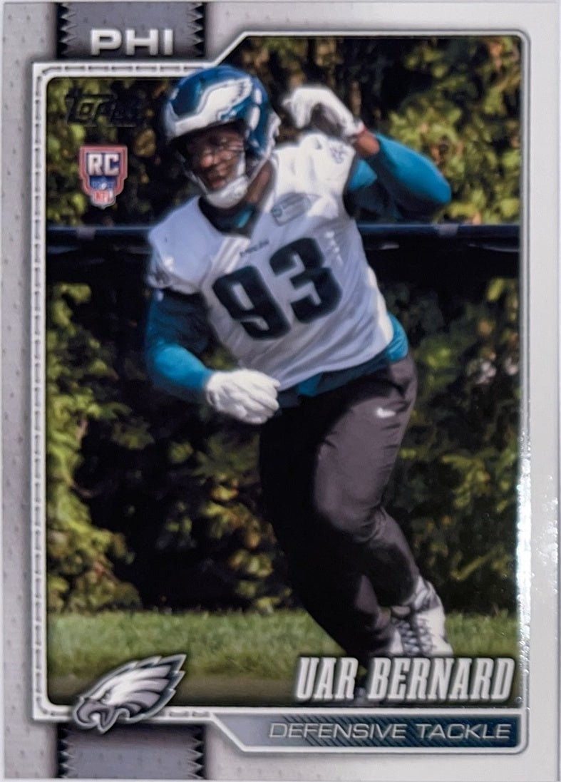2026 Topps Football #400 Uar Bernard RC – Near Mint – voorkant