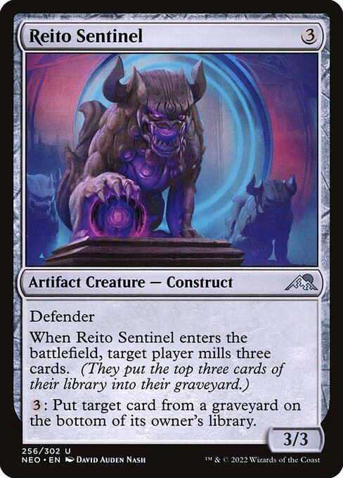 Reito Sentinel – Kamigawa: Neon Dynasty (NEO-256) Magic: The Gathering card | LC-REM-20260804-15765058060620-0218923a-b685-4492-8fdd-2d2d22ef532e Main image