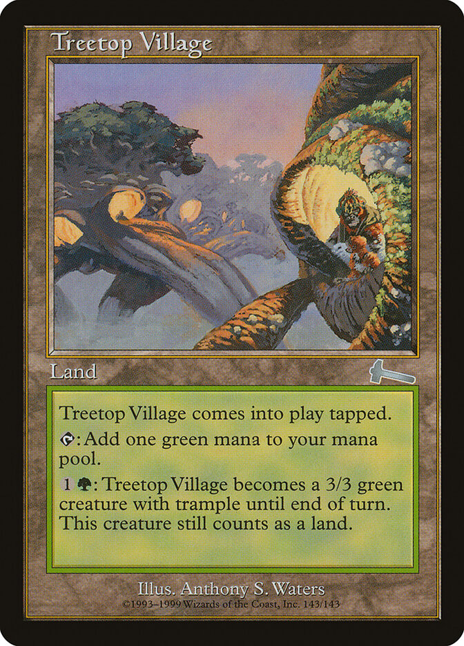 Magic-kaart Treetop Village ULG-143 uit Urza's Legacy (Uncommon) Hauptbild