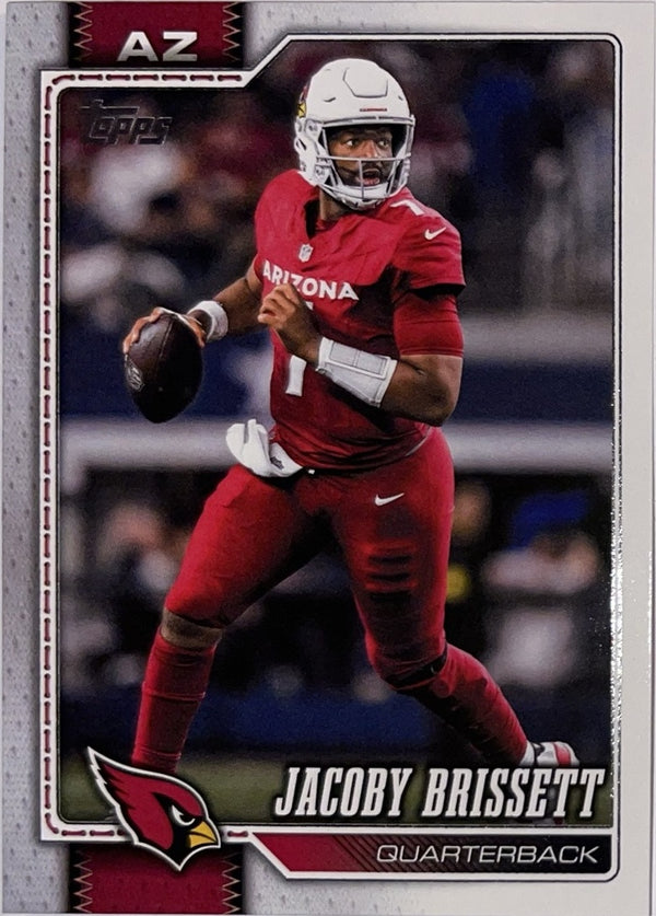 2026 Topps Football #2 Jacoby Brissett – Near Mint – voorkant