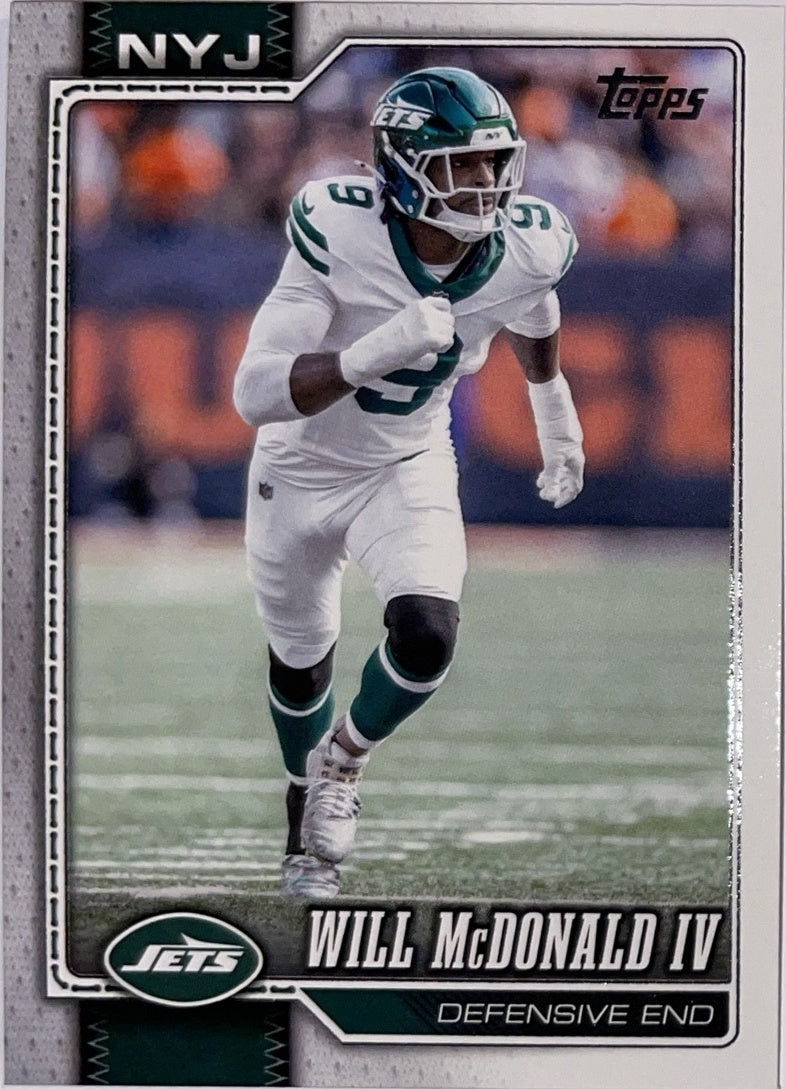 2026 Topps Football #158 Will McDonald IV – Near Mint – voorkant