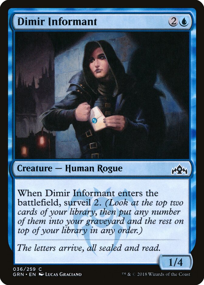 Dimir Informant - Guilds of Ravnica (Common) [GRN-36]