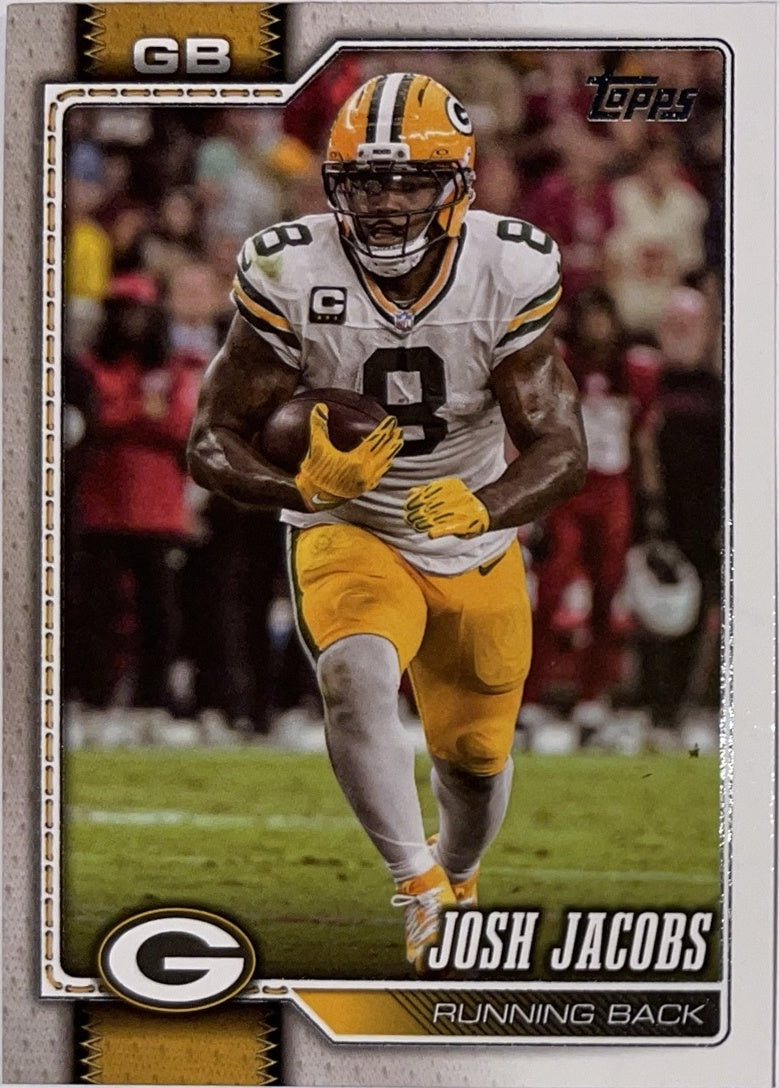 2026 Topps Football #77 Josh Jacobs – Near Mint – voorkant