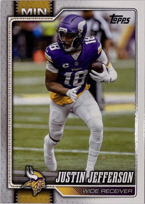 2026 Topps Football #131 Justin Jefferson – Near Mint – voorkant